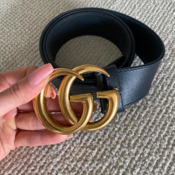 Gucci Leather Belt - Size 80cm, With Original Box - Picture 2 of 6